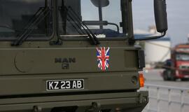 Į Klaipėdos uostą atplaukė britų karo technika pratyboms