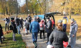 Lapų grėbimo talka