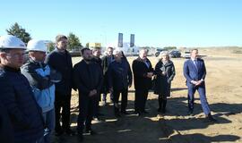 "Silberauto" automobilių centro statybų pradžia Klaipėdoje