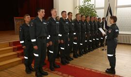 Prisiekė Lietuvos policijos mokyklos kursantai
