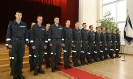 Prisiekė Lietuvos policijos mokyklos kursantai
