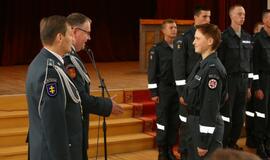 Prisiekė Lietuvos policijos mokyklos kursantai