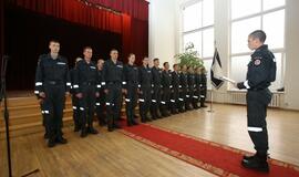 Prisiekė Lietuvos policijos mokyklos kursantai