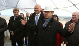 "Silberauto" automobilių centro statybų pradžia Klaipėdoje