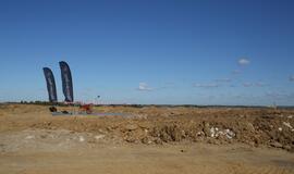 "Silberauto" automobilių centro statybų pradžia Klaipėdoje