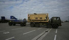 Į Klaipėdos uostą atplaukė britų karo technika pratyboms