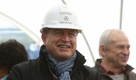 "Silberauto" automobilių centro statybų pradžia Klaipėdoje