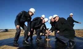 "Silberauto" automobilių centro statybų pradžia Klaipėdoje