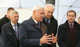 "Silberauto" automobilių centro statybų pradžia Klaipėdoje