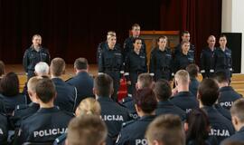 Prisiekė Lietuvos policijos mokyklos kursantai