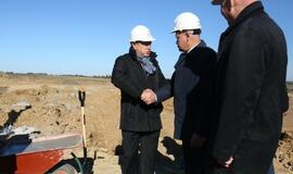 "Silberauto" automobilių centro statybų pradžia Klaipėdoje