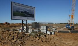 "Silberauto" automobilių centro statybų pradžia Klaipėdoje