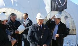 "Silberauto" automobilių centro statybų pradžia Klaipėdoje