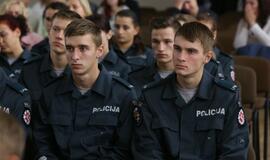 Prisiekė Lietuvos policijos mokyklos kursantai
