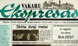 "Vakarų ekspresas". 1990 10 20