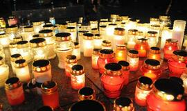 Solidarumo su Prancūzija akcija Klaipėdoje