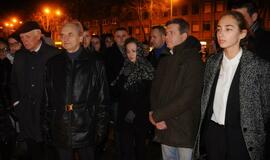 Solidarumo su Prancūzija akcija Klaipėdoje