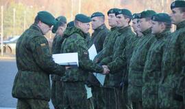 Lietuvos kariuomenės diena: karių rikiuotė KU aikštėje