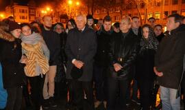 Solidarumo su Prancūzija akcija Klaipėdoje