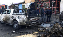 Afganistanas: prie Kabulo oro uosto susisprogdino savižudis teroristas