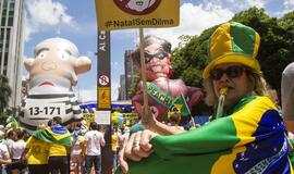 Brazilija: daugiatūkstantinės prezidentės Dilmos Rusef priešininkų manifestacijos