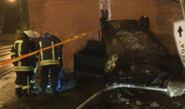 Herkaus Manto gatvėje apsivertė automobilis