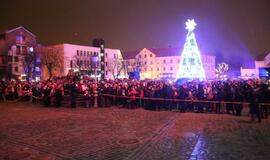 Kalėdų eglės įžiebimas Klaipėdoje