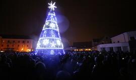 Kalėdų eglės įžiebimas Klaipėdoje