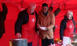 Akcija "Maltiečių sriuba" Klaipėdoje