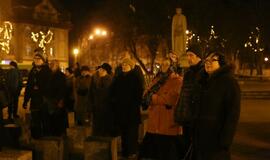 Uždegta žydų Didžioji Menora