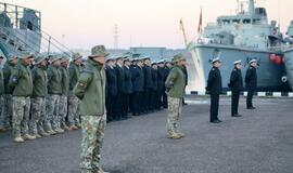 Į misiją išlydėta nauja karių grupė