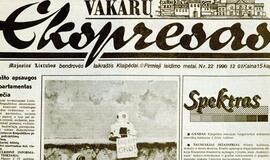 "Vakarų ekspresas". 1990 12 01