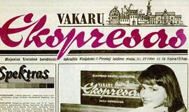 "Vakarų ekspresas". 1990 12 19