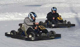Gargžduose - didžiausios auto-moto žiemos varžybos Lietuvoje