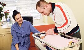 Kretingoje pirmosios į gyvenimą pasibeldė mergaitės