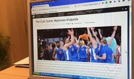 Oficialioje Europos taurės svetainėje - liaupsės Klaipėdai