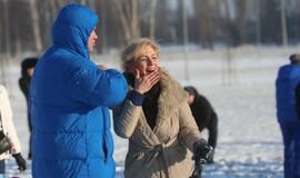 Sniego gniūžčių karas Klaipėdoje