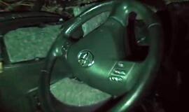 Pavogta "Toyota Corolla Verso" buvo ardoma dalimis