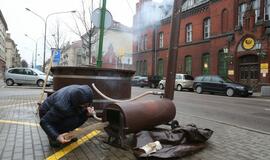 Miesto valdžios atstovai - geoterminio vandens kubile