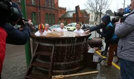 Miesto valdžios atstovai - geoterminio vandens kubile