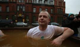 Miesto valdžios atstovai - geoterminio vandens kubile