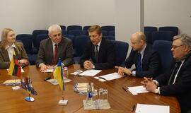 Uosto direkcijoje – Ukrainos ambasadoriaus vizitas