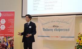 Geriausio oratoriaus titulą laimėjo abiturientas iš Kauno