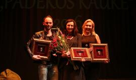 Padėkos kaukių įteikimo ceremonija