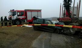 Pagrobė mašiną, palindo po vilkiku ir žuvo