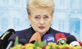 Prezidentė Dalia Grybauskaitė: likus 7 mėnesiams iki rinkimų keisti Vyriausybę būtų neatsakinga