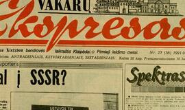 "Vakarų ekspresas". 1991 03 07