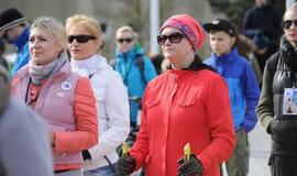 "Gintaro keliu" į Šventąją iškeliavo per 300 žygeivių