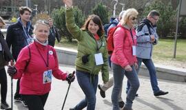 "Gintaro keliu" į Šventąją iškeliavo per 300 žygeivių