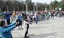 "Gintaro keliu" į Šventąją iškeliavo per 300 žygeivių